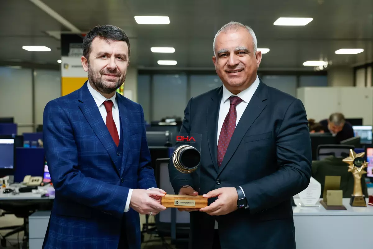 Basın İlan Kurumu Genel Müdürü Çay'dan DHA Genel Müdürü Coşkun'a ziyaret