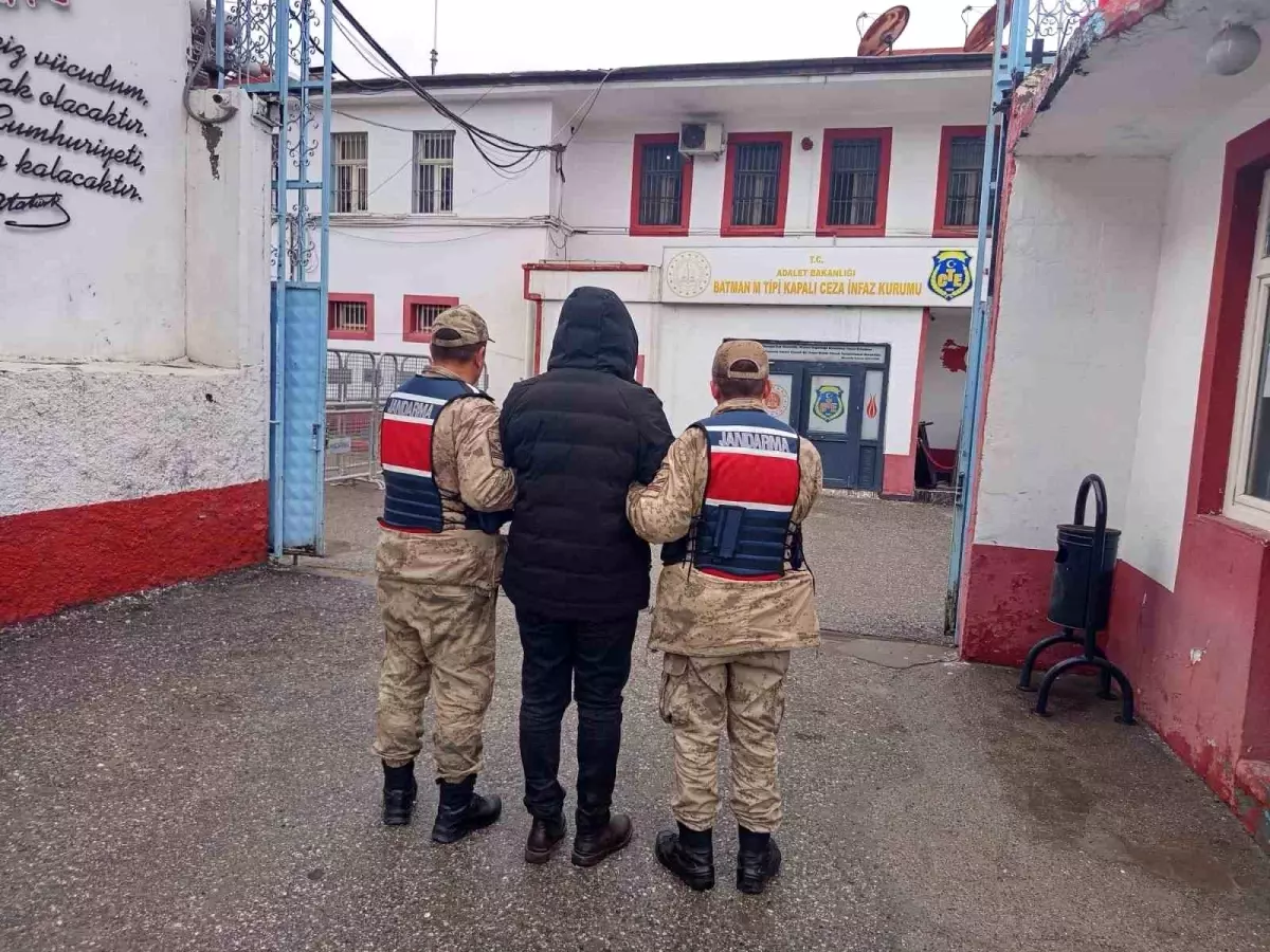 Batman'da 13 yıl kesinleşmiş hapis cezası bulunan şahıs yakalandı