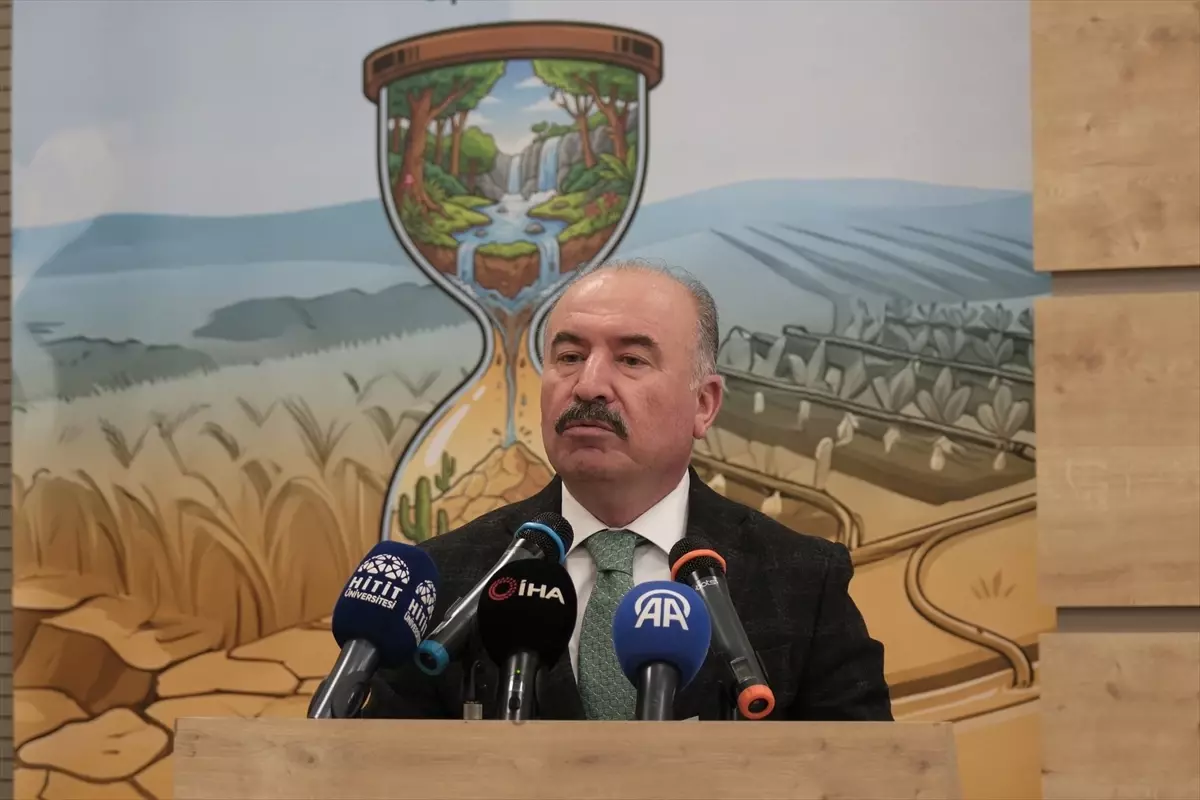 Çorum'da 'İklim Değişikliği Perspektifinden Su ve Kuraklık Çalıştayı' yapıldı