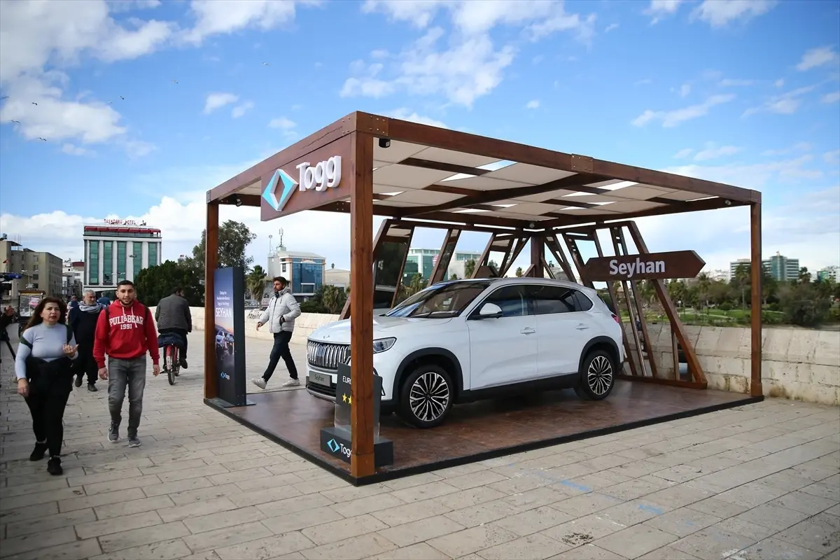 Çukurova'dan ilham alan Togg'un 'Seyhan' rengi Adana'da sergilendi