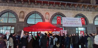 Diyarbakır ve çevre illerde kandil dolayısıyla salep ikramında bulunuldu