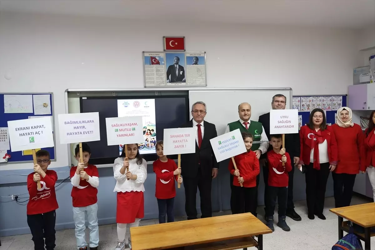 Edirne'de öğrencilere Yeşilay Sağlıklı Yaşam Ligi tanıtıldı