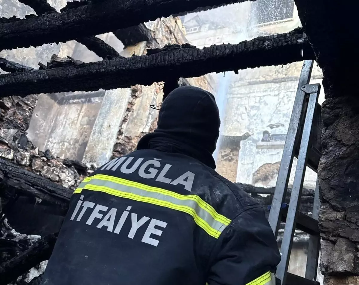 Fethiye'de ev yangınında 85 yaşındaki kadın hayatını kaybetti