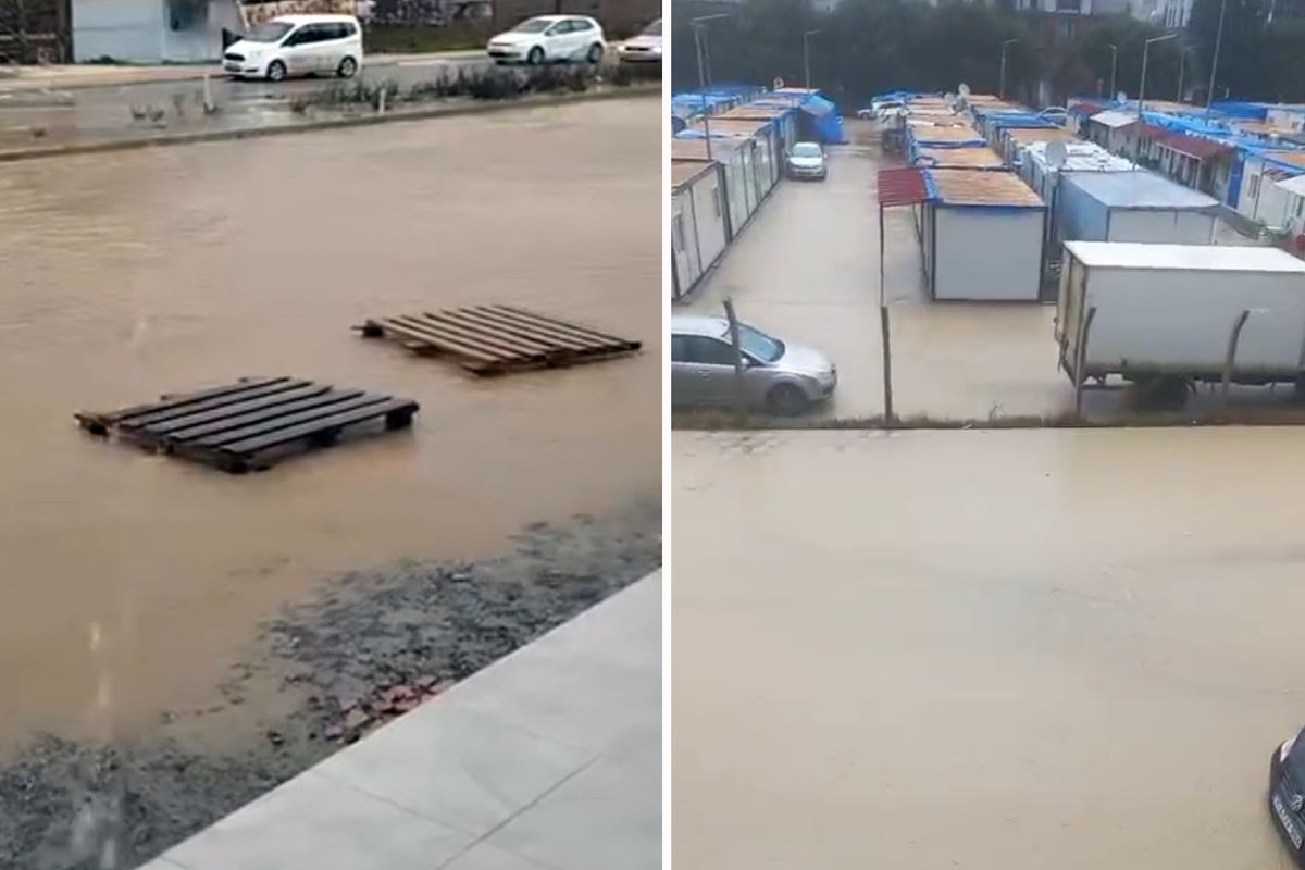 Hatay'da şiddetli sağanak sele neden oldu