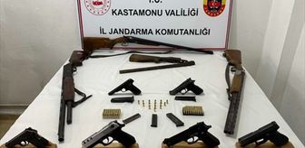 Kastamonu'da silah kaçakçılığı operasyonunda 7 kişi yakalandı