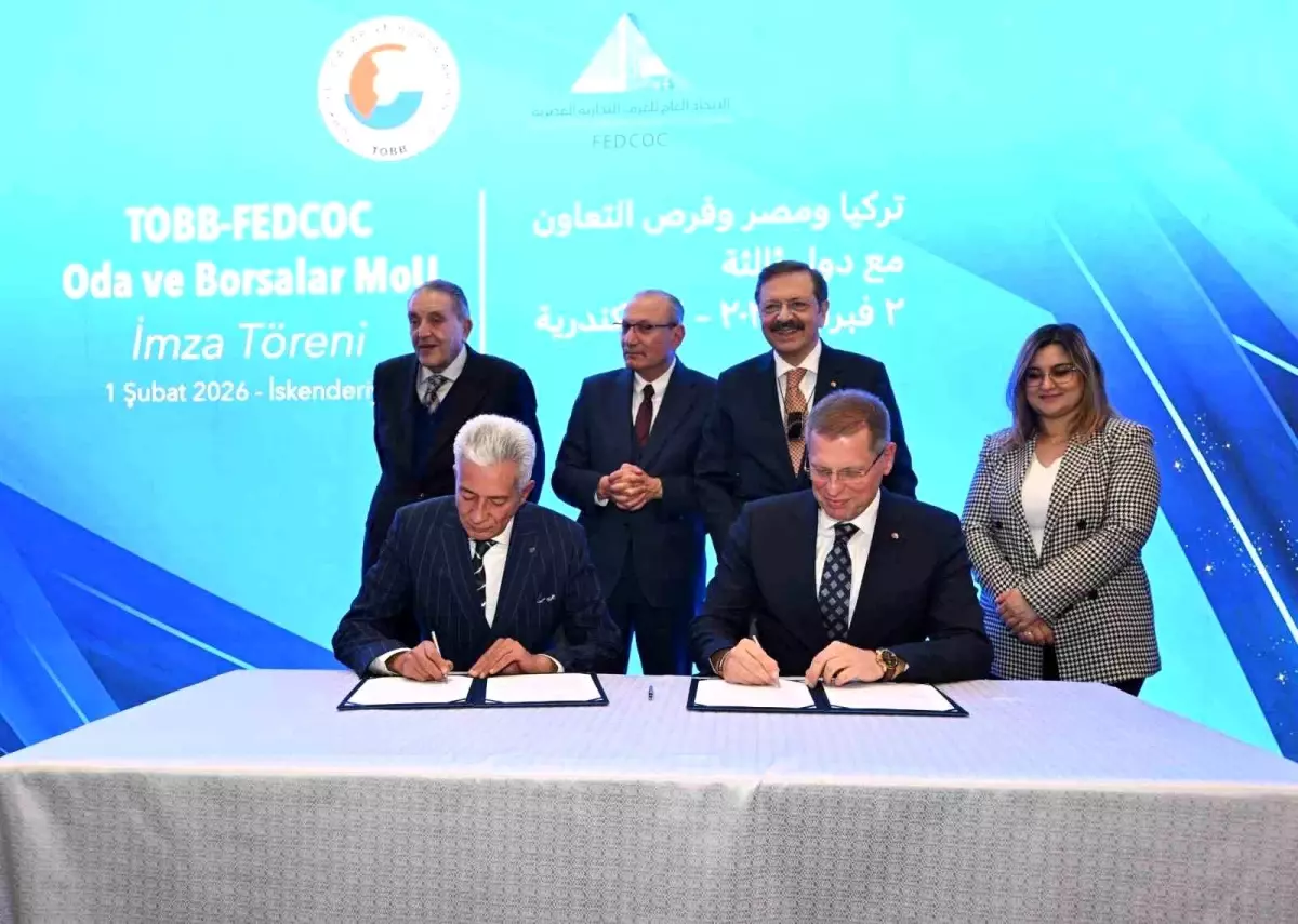 Manisa Ticaret Borsası'ndan Türkiye-Mısır ticaretine güçlü katkı