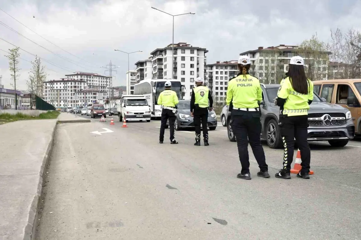 Ordu'da bir haftada 18 binden fazla araç ve sürücüsü denetlendi