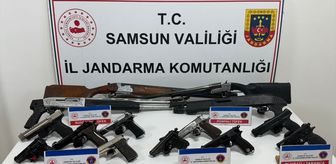 Samsun'da sosyal medyadan havaya ateş ettiği belirlenen 6 zanlı yakalandı