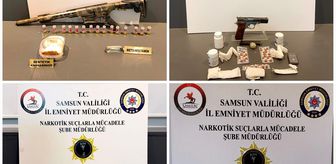 Samsun'da uyuşturucu operasyonlarında 5 zanlı yakalandı