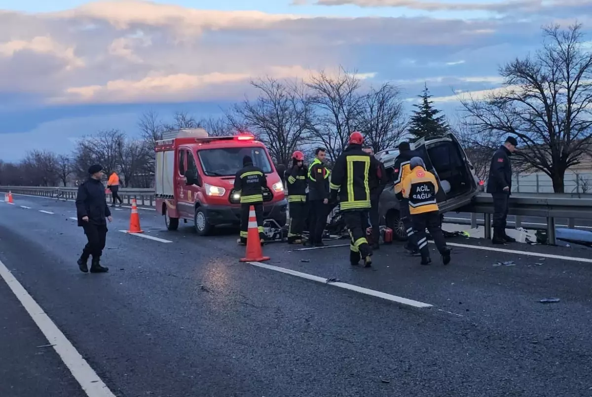 TIR, kaza yapan hafif ticari araca çarptı: 1 ölü