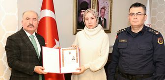 Vali Çalgan, silah kazasında hayatını kaybeden Üsteğmen Kablan'ın eşini kabul etti
