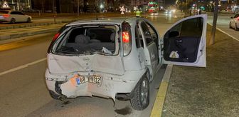 Aksaray'da iki otomobilin çarpıştığı kazada 6 kişi yaralandı