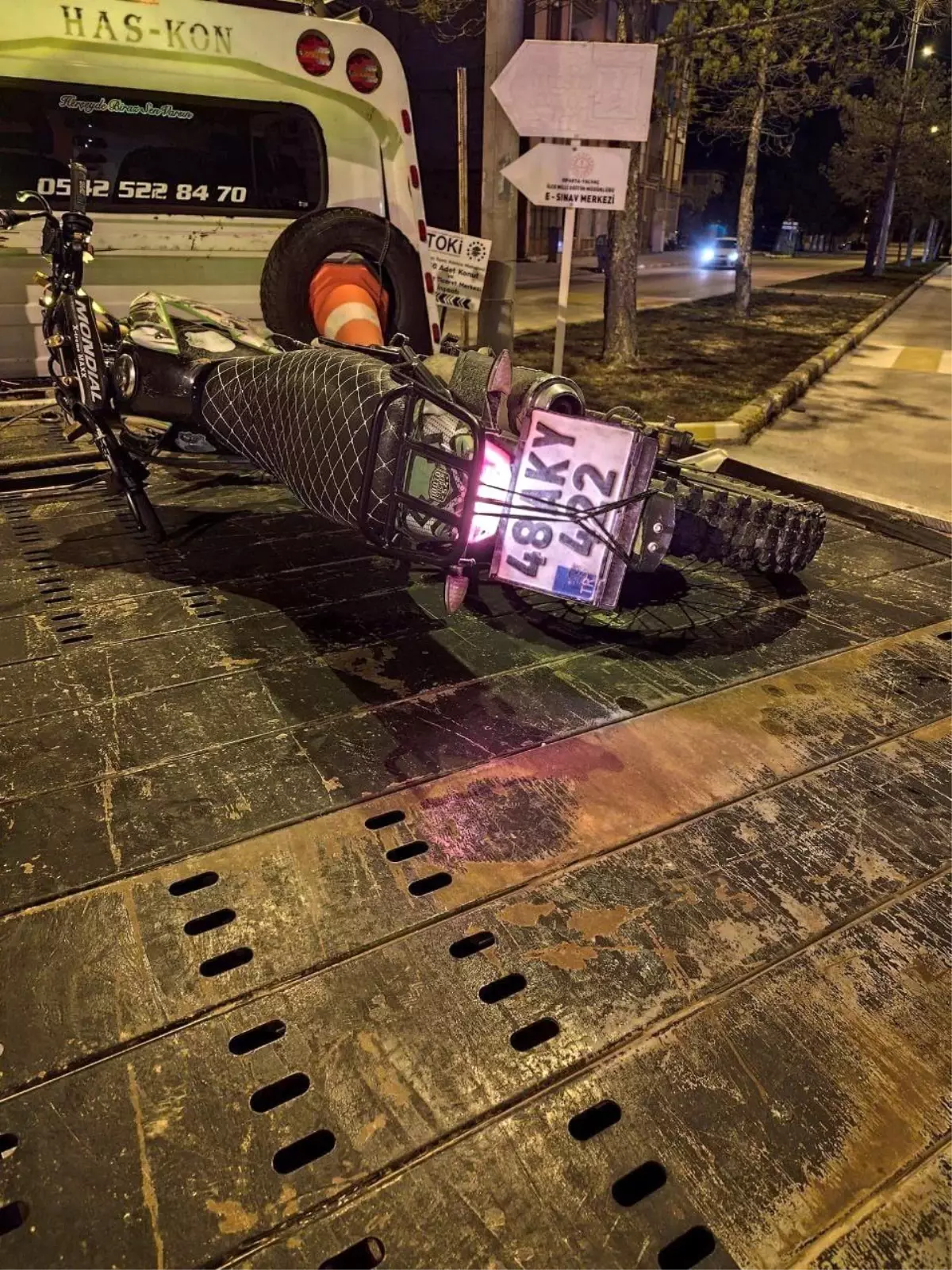 Alkollü sürücünün kullandığı motosiklet kazasında sürücü ağır yaralandı