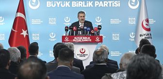 BBP Genel Başkanı Destici, basın toplantısı düzenledi Açıklaması