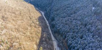 Bolu ve Düzce'nin yüksek kesimlerine kar yağdı