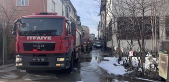 Bursa'da dekoratif yapı malzemeleri üretilen işletmedeki yangın söndürüldü