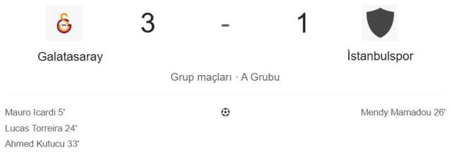 Galatasaray İstanbulspor maçı kaç kaç? MAÇ SONUCU! Galatasaray İstanbulspor golleri kim attı, canlı maç anlatımı!