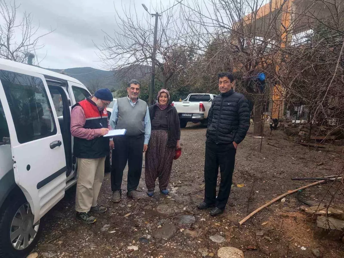 Gazipaşa'da dolu ve fırtınadan 214 üretici zarar gördü