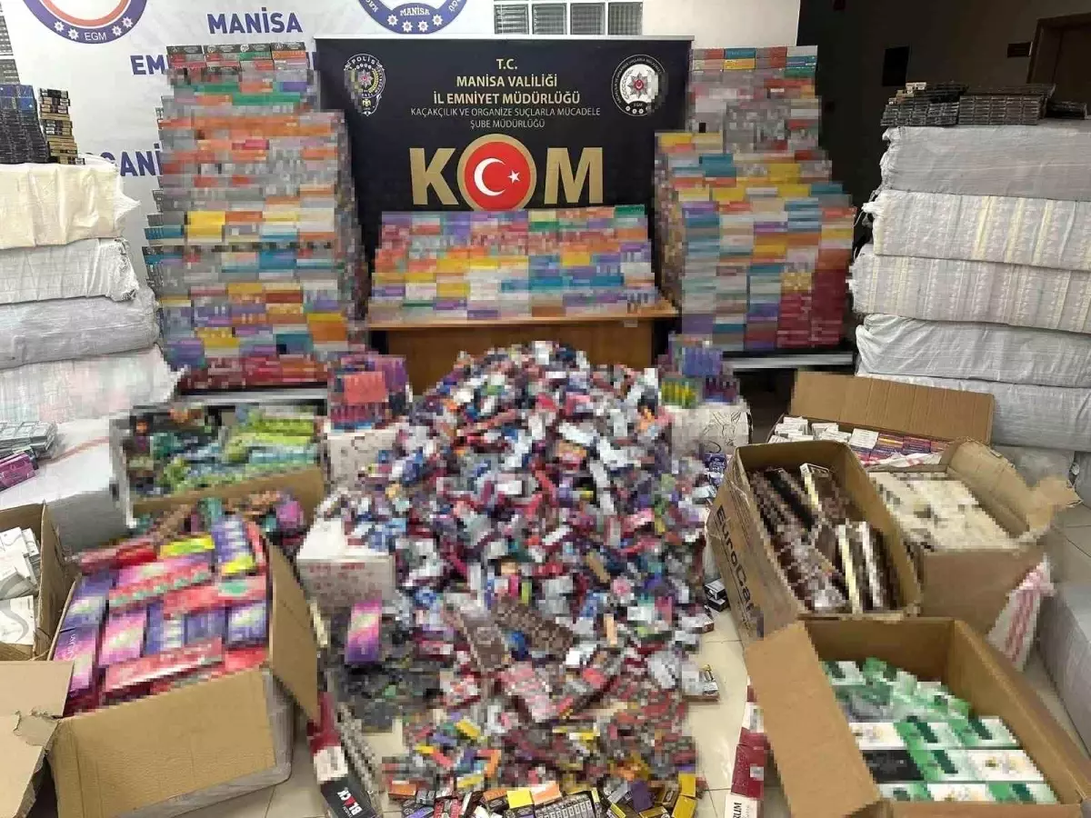 Manisa'da kaçakçılık bilançosu açıklandı
