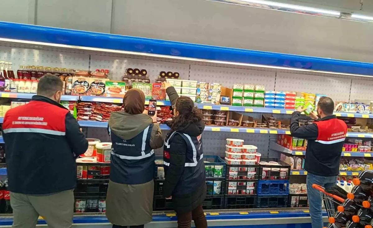 Ramazan ayı öncesi zincir marketlere yönelik denetim