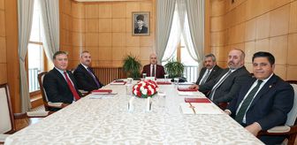 TBMM Başkanı Kurtulmuş'un Milli Dayanışma, Kardeşlik ve Demokrasi Komisyonu üyelerini kabulü