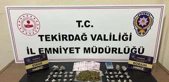 Tekirdağ'da uyuşturucu operasyonlarında 13 şüpheli tutuklandı