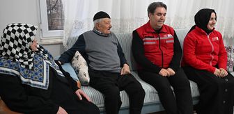 6 ŞUBAT DEPREMLERİNİN ÜÇÜNCÜ YILI - Depremzede Ensar Taşhan ve ailesi, kendilerini hayata bağlayan Kızılay ekibiyle buluştu