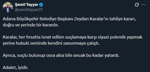 ak partili samil tayyar dan zeydan karalar yorumu 19541834 5145 m