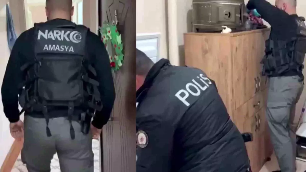 Amasya'da uyuşturucu operasyonu: 11 tutuklama