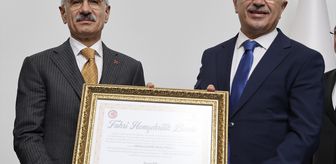 Bakan Uraloğlu'na Malatya'da hemşehrilik beratı verildi Açıklaması