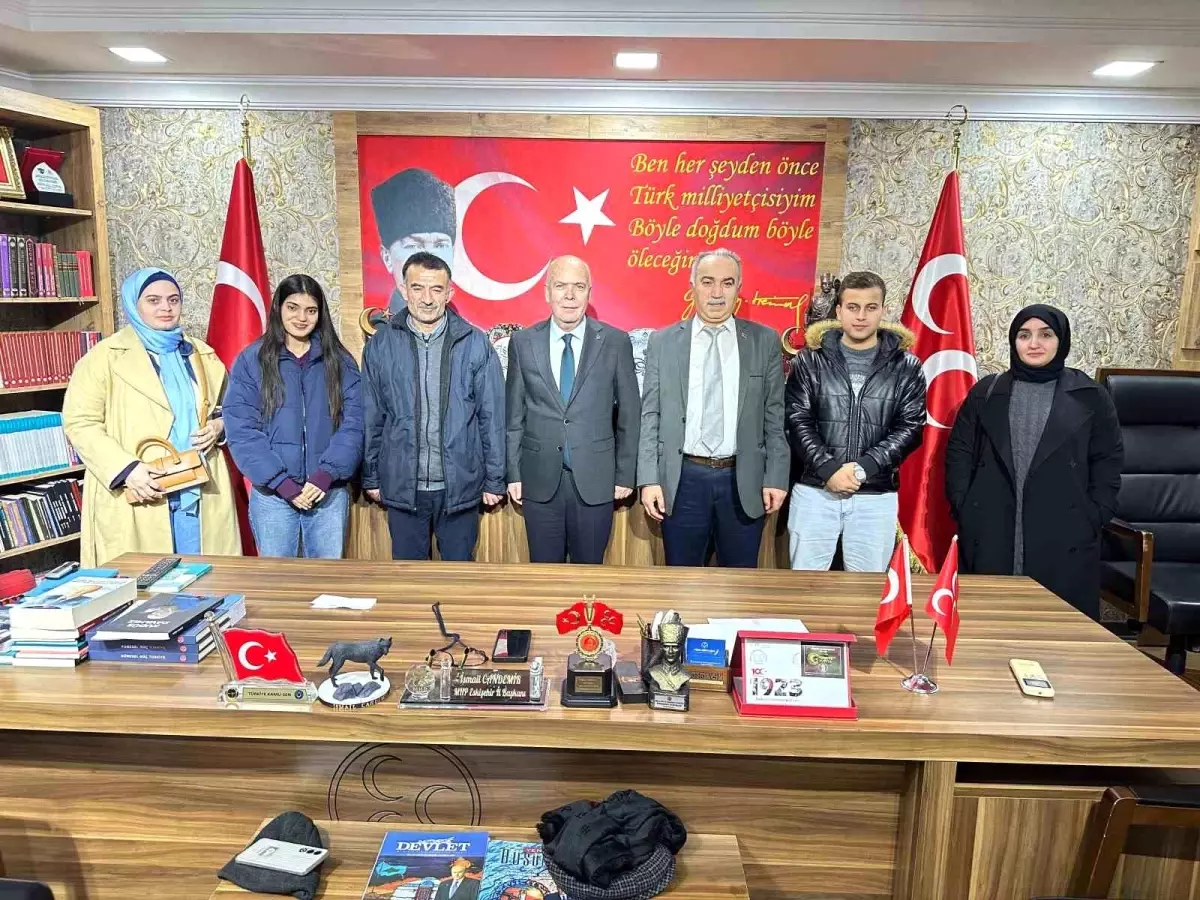 Başkan Candemir'e uluslararası öğrenciler hakkında bilgi verdiler