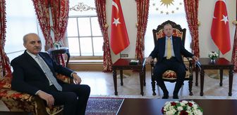 Cumhurbaşkanı Erdoğan, TBMM Başkanı Kurtulmuş'u kabul etti