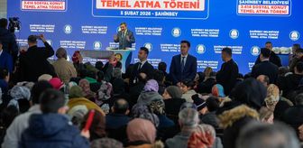 Cumhurbaşkanı Yardımcısı Cevdet Yılmaz, Gaziantep'te sosyal konut temel atma töreninde konuştu Açıklaması