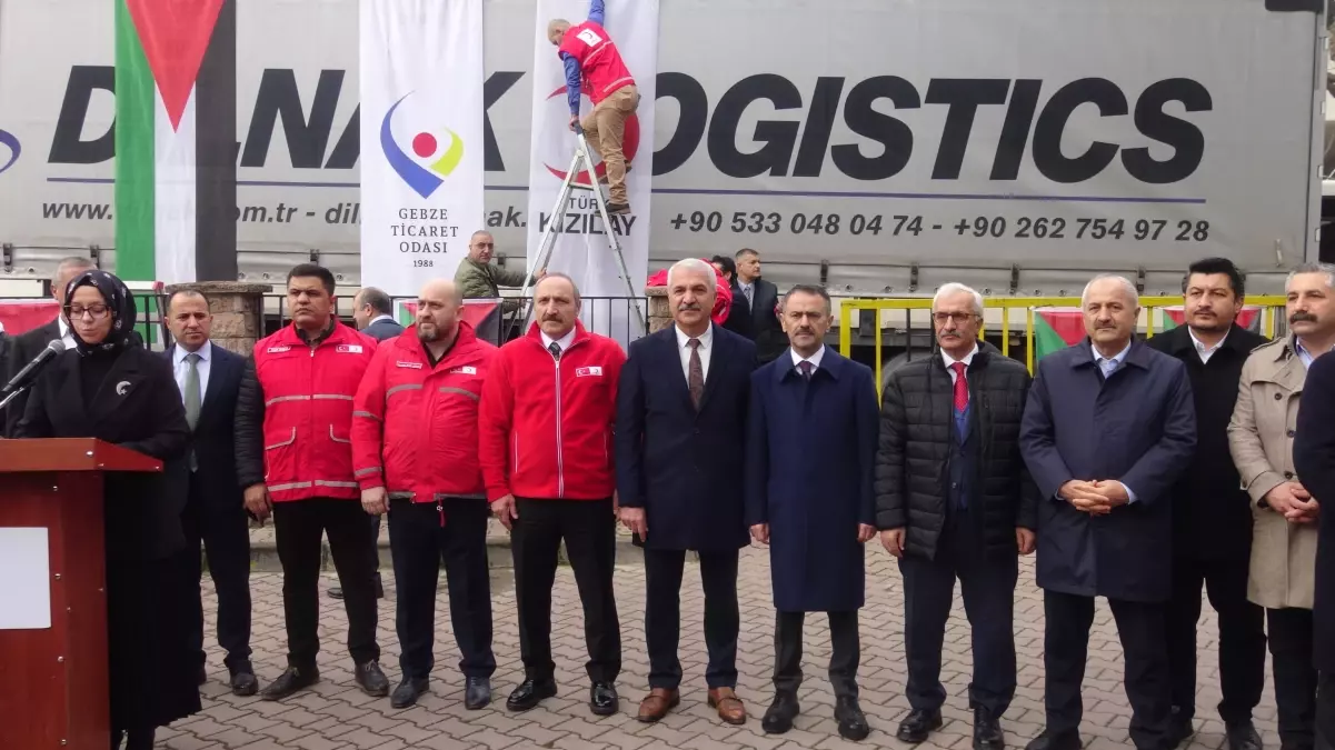 Gebze Ticaret Odası'ndan Gazze'ye 2 TIR dolusu yardım malzemesi