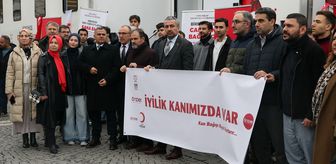 İzmir'de 'İyilik Kanımızda Var' kan bağışı kampanyası tanıtıldı