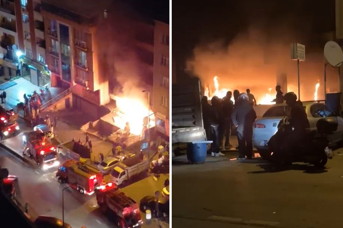 Kağıthane'de yangında mahalleliyi ıslık çalarak uyandırdı: Yangın var aşağı inin