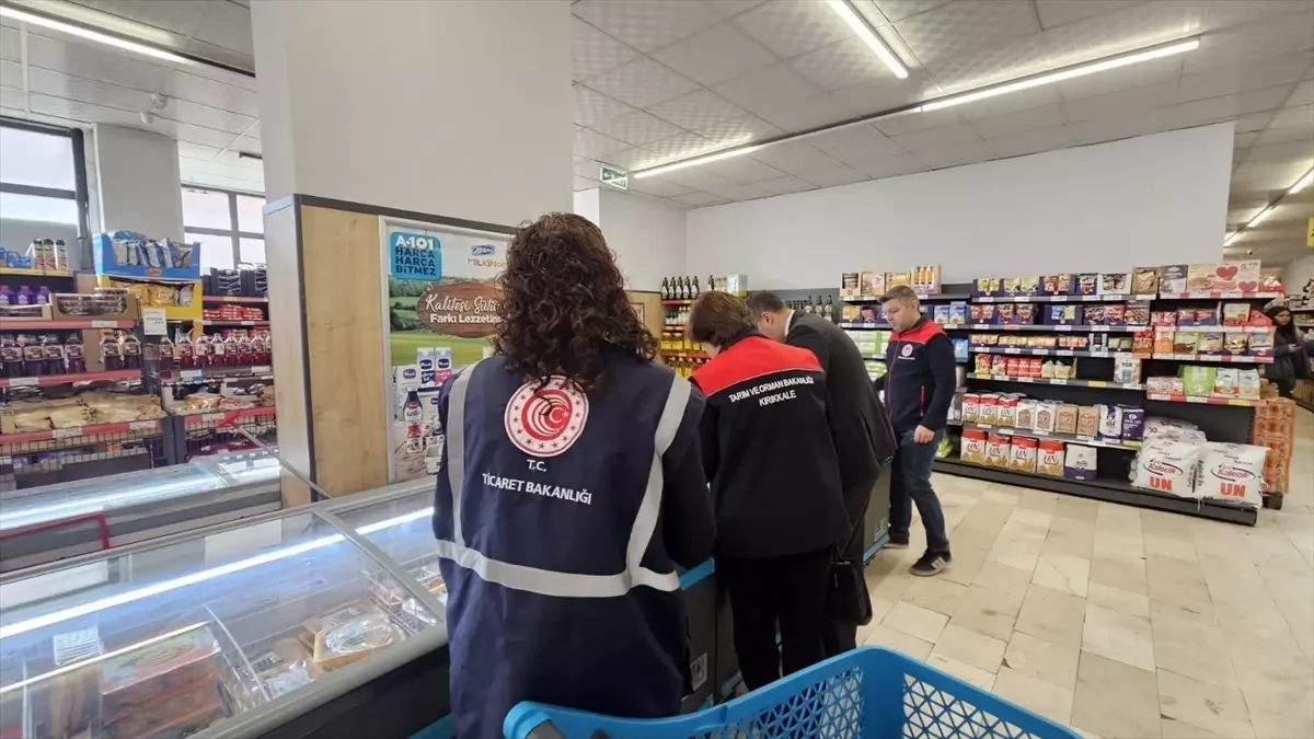 Kırıkkale'de marketlerde gıda denetimi yapıldı