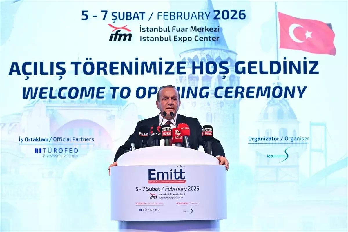 KKTC Başbakan Yardımcısı Ataoğlu, 29. EMITT Fuarı'nın açılışında konuştu Açıklaması