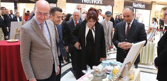 Konya'da huzurevi sakinlerinin el emekleri sergiye dönüştü