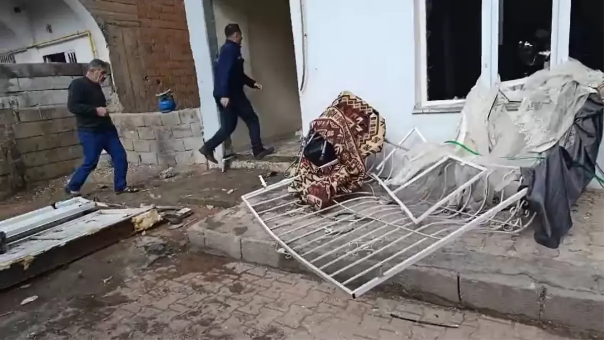 Mardin'de evde patlama: 3 yaralı