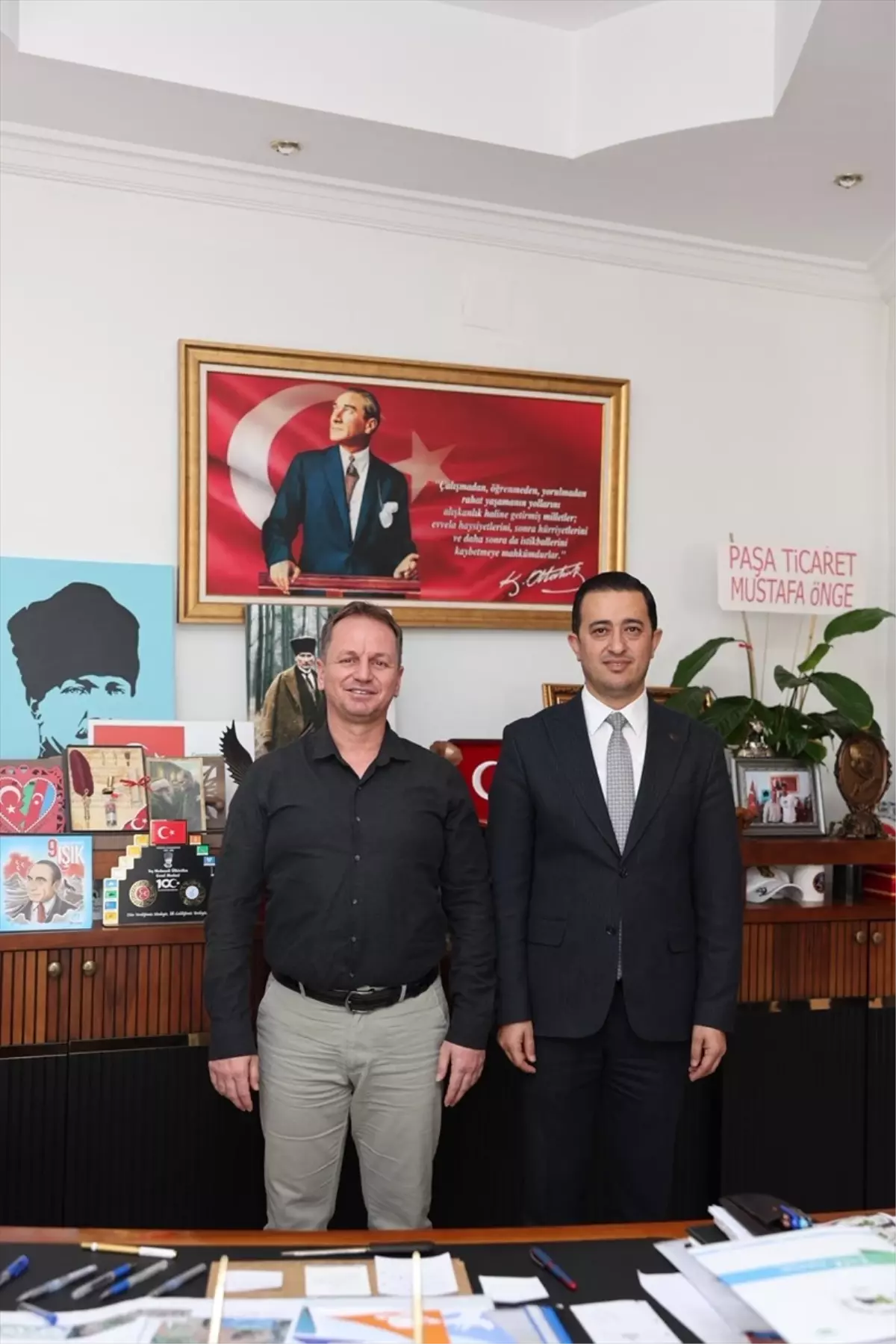 Mersin İl Sağlık Müdürü Ekici'den Gülnar Belediye Başkanı Önge'ye ziyaret