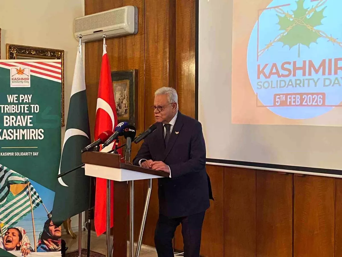 Pakistan Büyükelçiliği'nde 'Keşmir Dayanışma Günü' programı