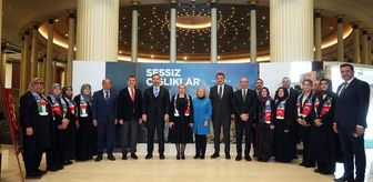 Şehit yakınları, Gazze için 'Sessiz Çığlıklar Filografi Sergisi' düzenledi