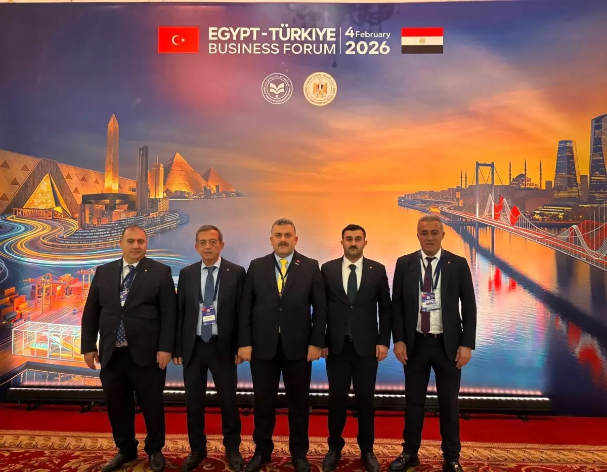 Tanoğlu, Türkiye-Mısır Oda ve Borsalar İş Birliği Forumu'na katıldı