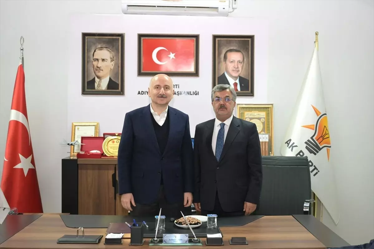 TBMM Bayındırlık Komisyonu Başkanı Karaismailoğlu, Adıyaman'da konuştu Açıklaması