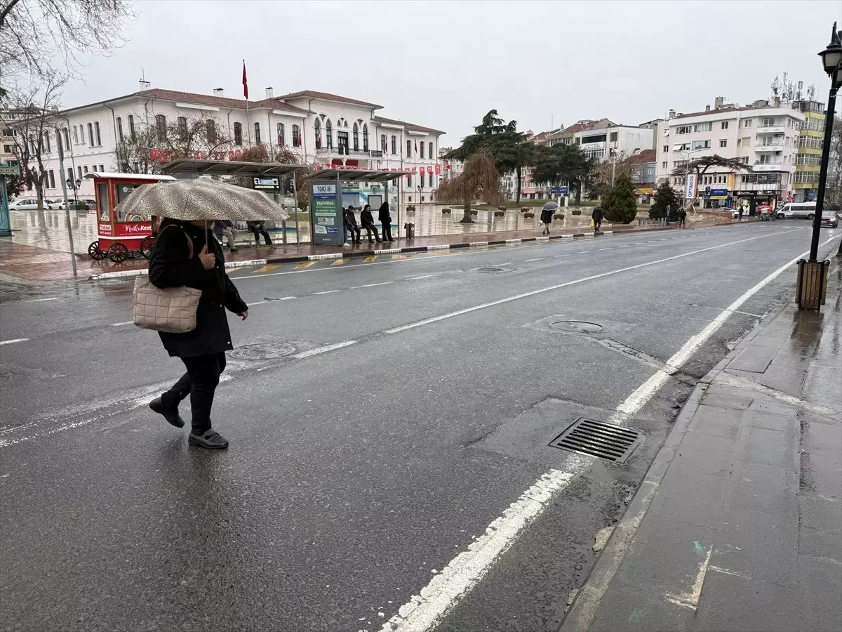 Tekirdağ'da sağanak etkili oluyor