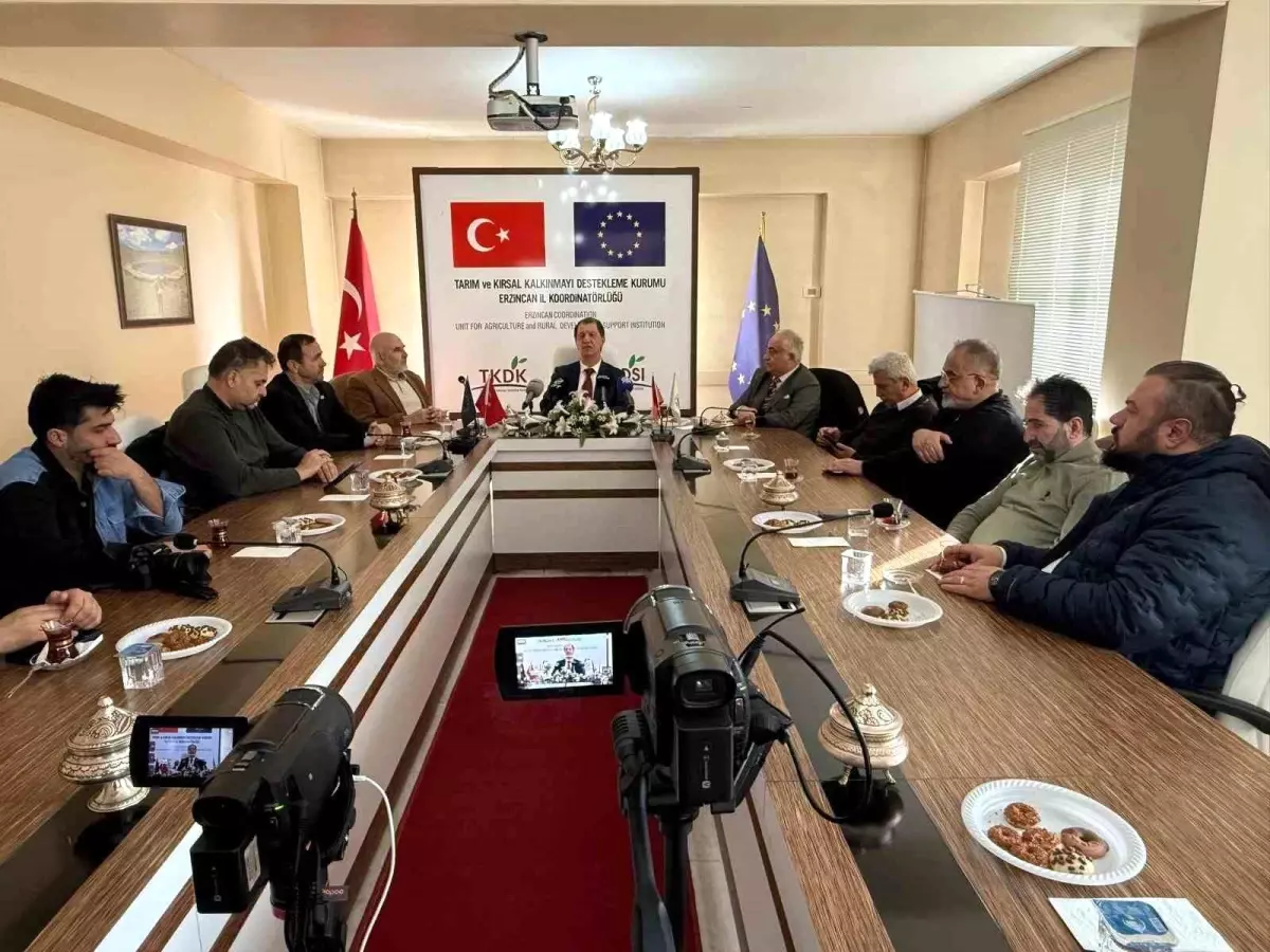 TKDK Erzincan'dan 2025'te 560 milyon TL'lik yatırım