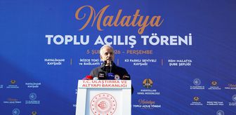 Ulaştırma ve Altyapı Bakanı Abdulkadir Uraloğlu, Malatya'da konuştu Açıklaması