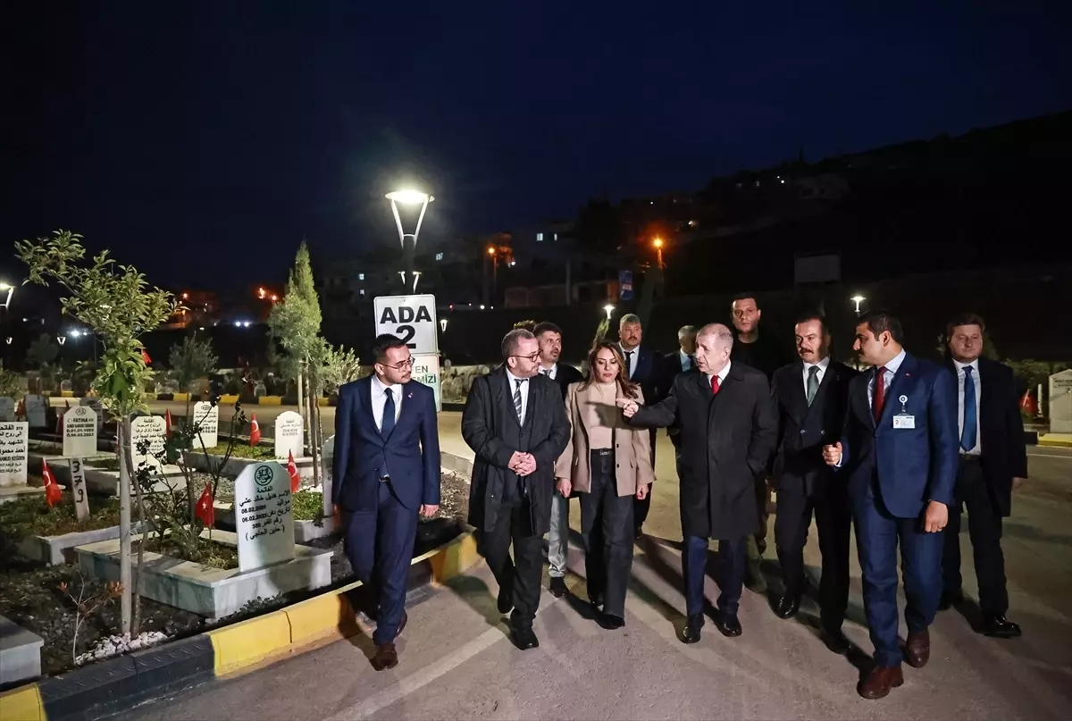 Zafer Partisi Genel Başkanı Ümit Özdağ, Hatay'da ziyaretlerde bulundu