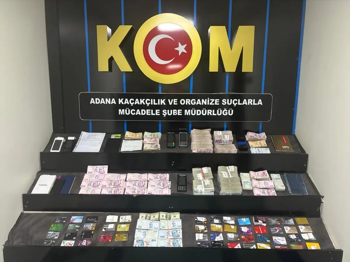 Adana'da tefecilik operasyonunda 5 şüpheli yakalandı